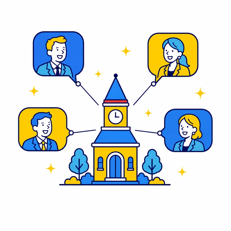UNIHUBのイメージイラスト