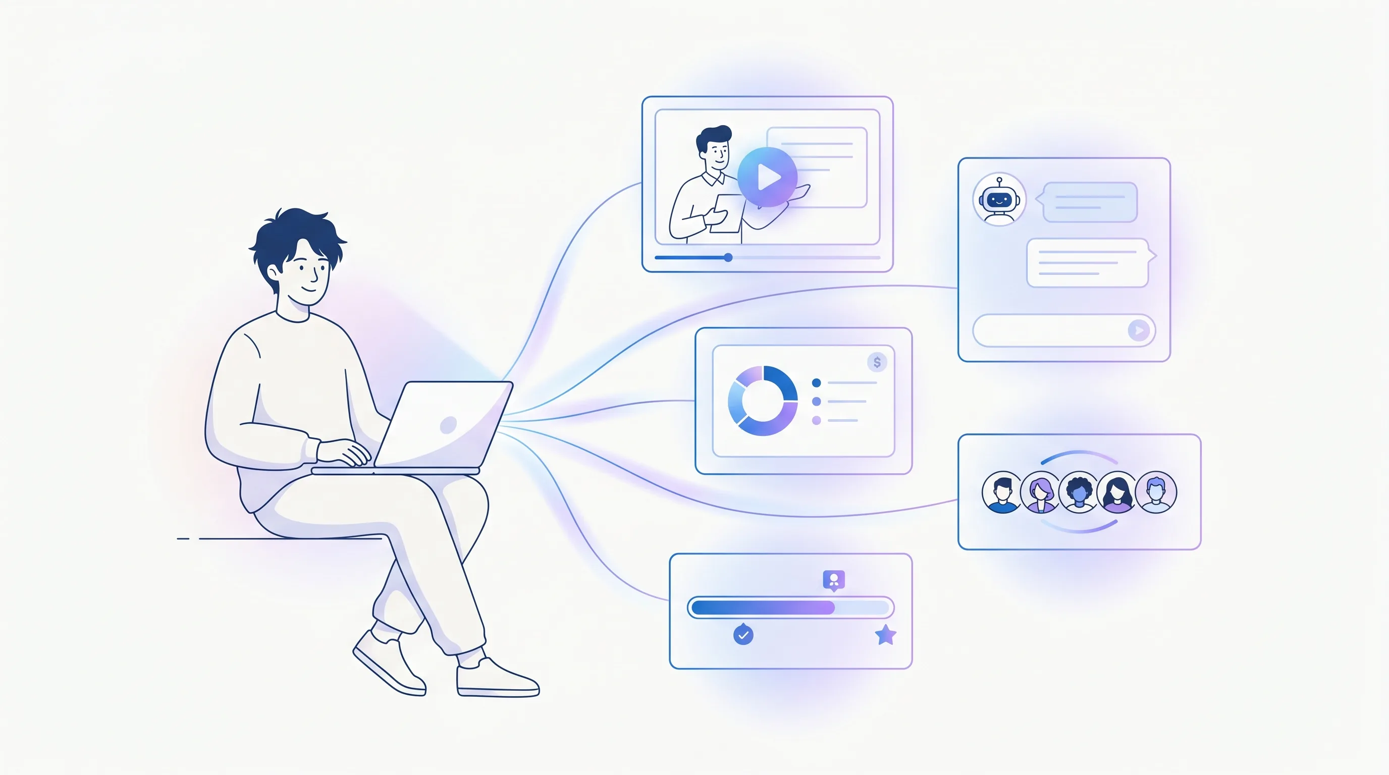 UNICOREを使うクリエイターの1日のイメージ